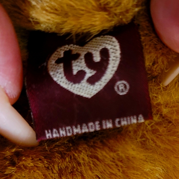 Ty Attic Treasures Bear Named Precious Brown Joints w/ pillow & PJ Hat 12" NWT - Picture 7 of 10